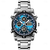 cheap Digital Watches-OLEVS 1106 Men&#039;s Watch Luxury Brand Quartz Watch Trend Sports Alarm Clock LED Display Waterproof Timing Code Watch Men&#039;s Watch