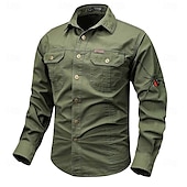 economico camicie western da uomo-Per uomo Animali SPIDER Camicie da lavoro Camicia occidentale Camicia da carico Manica lunga Vintage Occidentale Informale Sportivo Per uscire Inverno Primavera &amp; Autunno Collo ripiegabile Stampa