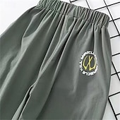 halpa Alaosat-Lapset Poikien Housut Reisitaskuhousut Housut Tilkkutäkki Tasku Yhtenäinen väri Nopeasti kuivuva Hengittävä Comfort Housut ulko- Päivittäin Perus Musta Armeijan vihreä Khaki Keski vyötärö