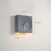 baratos Candeeiros de Parede de interior-luminária de parede de decoração interna luminária de parede simples de cimento luminária de parede quadrada luminária de parede para sala de estar quarto cabeceira lâmpadas coloridas 85-265v