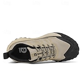 baratos Ténis para Homem-tênis de corrida de trilha bege masculino - tênis esportivos leves com sola antiderrapante para caminhadas e aventuras ao ar livre