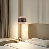 ieftine Lumini pandantive-lampada suspendata wabi-sabi lampa de noptiera pandantiv lumina rotunda insula travertin lumina pandantiv retro