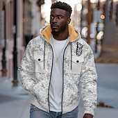 Men's Hoodie Hoodies Sweatshirt Camouflage Fall / Winter Designer4