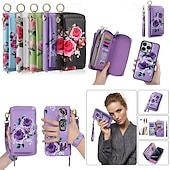 tanie Etui do iPhone&#039;ów-telefon Kılıf Na iPhone&#039;a 16 Pro Max Plusa iPhone&#039;a 15 Pro MaxPlus iPhone 14 13 12 11 Pro Max Plus Mini iPhone 14 Pro Max iPhone 13 12 11 Pro Max Osłona tylna Etui na karty portfela Zamek z paskiem