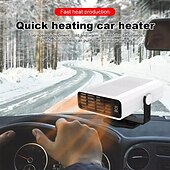 preiswerte Autoheizgeräte-Auto-Defroster/Defogger, tragbarer Auto-Heizungslüfter, Defroster/Defogger, Kühl- und Heizlüfter, Warmluftgebläse, 12 V/24 V, 120 W