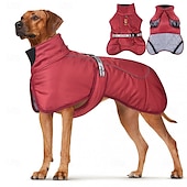 cheap Coats-Dog Coat Jacket Parka Jacket with Harness Reflective Warm Water-Resistant Outdoor Dog Clothing for Medium Large