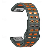 halpa Garmin kellonauhat-Kellon ranneke varten Garmin Fenix 8 47mm 51mm 7X 6 6X Pro Epix Pro Instinct 2X Approach S70 S62 S60 Forerunner 955 945 Epix Marq Descent Quatix 22mm 26mm Silikoni Korvaus Hihna Quick Fit Karu