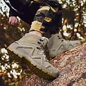 cheap Hiking Boots-Men&#039;s Waterproof Winter Hiking Boots with Fur Lining – Insulated Outdoor Snow Boots for Cold Weather