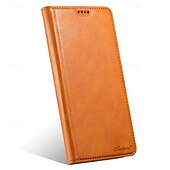 Недорогие Чехлы для Samsung-телефон Кейс для Назначение S24 S24 Ultra Plus S23 Ultra Plus S23 S22 S22 Плюс Ультра Кейс на заднюю панель со стендом Разъем для карты Защита от удара Ретро ПК Кожа PU