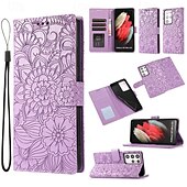 Недорогие Чехлы для Samsung-телефон Кейс для Назначение S24 S23 S22 S21 Ultra Plus S21 FE А55 А35 А25 А15 5Г A54 A34 A14 A72 A52 A42 A32 A22 A12 A02 A71 A51 A31 S20 Plus S20 Ультра S20 A53 A33 A23 A13 Откидная крышка