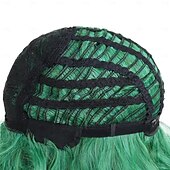abordables Perruques Synthétiques Sans Bonnet-perruque longue bouclée ondulée perruque de remplacement de cheveux synthétiques duveteux ombré naturel avec ligne de cheveux libre pour costume cosplay fête perruques de fête de Noël adaptées