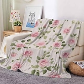 preiswerte Sofadecken &amp; Überwürfe-Blumendecke, weiche und gemütliche Überwurfdecke mit zartem Gänseblümchen-Design, perfekt, um Ihrem Schlafzimmer oder Wohnzimmer Komfort und Charme zu verleihen