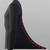 baratos Camisetas e Regatas de Corrida-Homens Camiseta de Corrida Camisetas Compressão Manga Longa Camiseta Casual Roupa Esportiva Outono Respirável Secagem Rápida Treino de Ginástica Corrida Caminhada Roupa de esporte Roupas Esportivas