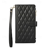 abordables Otras carcasas-teléfono Funda Para Píxel 9 Pro Pixel 9 Pro XL Pixel 8 Pro Pixel 8 Píxel 9 Pixel 7 Pixel 7 Pro Pixel 6 Pixel 6 Pro Funda Trasera con Soporte Cremallera con cordón Retro TPU Cuero de PU