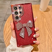 cheap Samsung Cases-Phone Case For S24 Ultra S24 Plus S24 S23 S23 Ultra S23 Plus S22 S22 Plus  Ultra A55 A35 A25 A15 5G S25 Ultra Back Cover Bling Glitter Shiny Shockproof Retro TPU