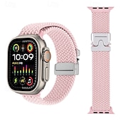 cheap Apple Watch Bands-Sport Band Compatible with Apple Watch band 38mm 40mm 41mm 42mm 44mm 45mm 49mm Braided Adjustable Fabric Strap Replacement Wristband for iwatch Ultra 2 Series 9 8 7 SE 6 5 4 3 2 1