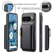 billige Andre telefonetuier-telefon Etui Til Pixel 9 Pro Pixel 9 Pro XL Pixel 8 Pro Pixel 8 Pixel 9 Bakdeksel med stativ Avtagbar Magnetisk Kontor / Bedrift TPU PU lær