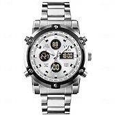cheap Digital Watches-OLEVS 1106 Men&#039;s Watch Luxury Brand Quartz Watch Trend Sports Alarm Clock LED Display Waterproof Timing Code Watch Men&#039;s Watch