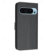 お買い得  その他のスマホケース-電話 ケース 用途 ピクセル9プロ ピクセル9プロXL Pixel 8 Pro Pixel 8 ピクセル9 Pixel 7 Pixel 7 Pro Pixel 6 Pixel 6 Pro フリップカバー スタンド付き リストストラップ付き カード挿入口 レトロ風 TPU PUレザー