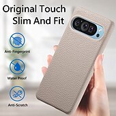 abordables Coques autres téléphones-téléphone Coque Pour Pixel 9 Pro Pixel 9 Pro XL Pixel 8 Pro Pixel 8 Pixel 9 Pixel 7 Pixel 7 Pro Pixel 6 Pixel 6 Pro Coque Arriere Antichoc Rétro TPU faux cuir