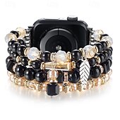 baratos Pulseiras de Apple Watch-Pulseira Esportiva Compatível com Pulseira Apple Watch 38mm 40mm 41mm 42mm 44mm 45mm 49mm Com Miçangas Ajustável Respirável Contas pulseira de substituição para iwatch Ultra 2 Series 9 8 7 SE 6 5 4 3