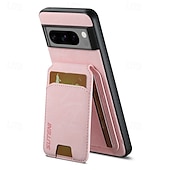 זול תיק טלפון אחר-טלפון מגן עבור Pixel 9 Pro Pixel 9 Pro XL Pixel 8 Pro Pixel 8 פיקסל 9 Pixel 7 Pixel 7 Pro Pixel 6 Pixel 6 Pro מארז כרטיס ארנק עם מעמד חריץ לכרטיס עמיד בזעזועים רטרו TPU PC עור PU