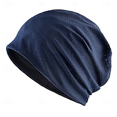 olcso Beanie sapka-Férfi Uniszex Sapka Sapkák Fekete Rubin Poliészter Kényelmes Hétköznapi viselet Alkalmi Egyszínű / Sima szín Légáteresztő