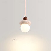 abordables Suspension-Lampe suspendue en verre wabi-sabi, lustre circulaire en pierre de grotte jaune, lampe suspendue de plafond en bois massif de style chinois, 110-240 V