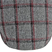 preiswerte Herrenhüte-Herren Schiebermütze Cap Basecap Militärmütze Kadettenhut Rote Blau Polyester Modisch Brautkleider schlicht Strasse Täglich Plaid Einstellbar Sonnenschutz Atmungsaktiv