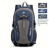 abordables Mochila de senderismo-40 L Mochilas de Senderismo Mochila Cremallera Multi bolsillo - Resistente a la lluvia Diseño Anatómico Listo para vestir Duradero Al aire libre Senderismo Cámping Militar Nailon Negro Verde Ejército