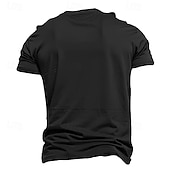 abordables Camisetas 3D de hombre-Año Nuevo Hombre Argot divertido Camiseta Manga Corta Camiseta Impresión 3D Cuello Barco Camisa Moda Ropa Deportiva Calle Deporte Diario Negro Azul Piscina Verde Trébol Verano Primavera Ropa S M L XL