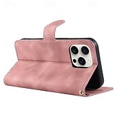 cheap iPhone Cases-Phone Case For iPhone 16 Pro Max Plus iPhone 15 Pro Max Plus iPhone 14 13 12 11 Pro Max Plus Mini iPhone 14 Pro Max iPhone 13 12 11 Pro Max Flip Cover with Stand Holder Magnetic with Wrist Strap Retro