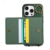 levne Pouzdra pro iPhone-telefon Carcasă Pro iPhone 16 Pro Max Plus iPhone 15 Pro Max Plus iPhone 14 13 12 11 Pro Max Plus iPhone 14 Pro Max iPhone 13 12 11 Pro Max Zadní kryt se stojánkem s poutkem na zápěstí Slot pro kartu