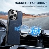 Недорогие Чехлы для iPhone-телефон Кейс для Назначение iPhone 16 Про Макс Плюс Айфон 15 Про Макс Плюс iPhone 14 13 12 Pro Max Plus iPhone 14 Pro Max iPhone 13 12 Pro Max Кейс на заднюю панель со стендом Съемный Магнитный Ретро