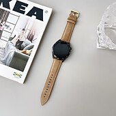 olcso Samsung óraszíjak-Óraszíj mert Samsung Galaxy Watch 3 45mm, Galaxy Wacth 46mm, Gear S3 Classic / Frontier, Gear 2 Neo Live Műbőr Csere Szíj Állítható Solo Loop Karszalag