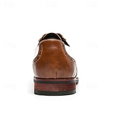 abordables Zapatos Brogue-Zapatos Oxford con punta de ala en marrón y blanco para hombre, zapatos de vestir vintage de cuero genuino inspirados en Gatsby para fiestas, bodas y eventos formales de la década de 1920.