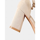 preiswerte Halbformell-Schwarze Pumps mit Blockabsatz für Damen mit Strass-überkreuztem Riemchen und Fußkettchen – elegante Schuhe mit spitzer Spitze für formelle Anlässe