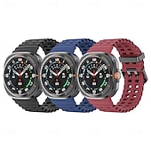 baratos Pulseiras de relógio Samsung-4 pacotes Pulseiras de Relógio para Samsung Assistir Ultra Silicone Substituição Alça Ajustável Banda do Oceano Pulseira