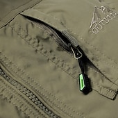 お買い得  ベスト-男性用 ハイキング ベスト 春 秋 アウトドア 快適 高通気性 ベスト 狩猟 釣り 登山 ブラック アーミーグリーン ダークブルー カーキ色 グレー