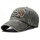 tanie Czapka baseballowa męska-Męskie Czapka z daszkiem Kapelusz Kowbojski kapelusz Czarny Czerwony Bawełna Styl vintage Moda Codzienny Impreza tematyczna Słowa i cytaty Filtr przeciwsłoneczny