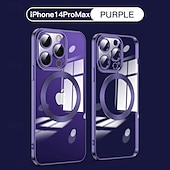 お買い得  iPhone用ケース-電話 ケース 用途 iPhone 16 Pro Max プラス iPhone 15 プロマックスプラス iPhone 14 13 12 11 Pro Max Plus iPhone 14 Pro Max iPhone 13 12 11 Pro Max バックカバー 磁石バックル ワイヤレス充電をサポート 耐衝撃 レトロ風 TPU 仕上げ