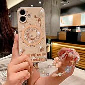 abordables Carcasas iPhone-teléfono Funda Para iPhone 16 Pro Max Plus iPhone 15 Pro Max Plus iPhone 14 13 12 11 Pro Max Plus iPhone 14 Pro Max iPhone 13 12 11 Pro Max Funda Trasera Magnética Soporte de carga inalámbrica con