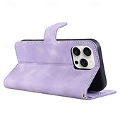 cheap iPhone Cases-Phone Case For iPhone 16 Pro Max Plus iPhone 15 Pro Max Plus iPhone 14 13 12 11 Pro Max Plus Mini iPhone 14 Pro Max iPhone 13 12 11 Pro Max Flip Cover with Stand Holder Magnetic with Wrist Strap Retro