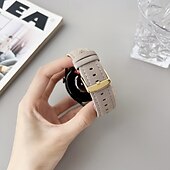 olcso Samsung óraszíjak-Óraszíj mert Samsung Galaxy Watch 3 45mm, Galaxy Wacth 46mm, Gear S3 Classic / Frontier, Gear 2 Neo Live Műbőr Csere Szíj Állítható Solo Loop Karszalag