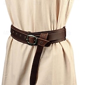 baratos Acessórios e mais-Retro Vintage Medieval Renascentista Cinto Feira Ren Homens Celta Viking Baile de Máscaras LARP Ren Faire Adulto Cinto