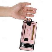 baratos Outras capas para telefone-telefone Capinha Para Pixel 9 Pro Pixel 9 Pro XL Pixel 8 Pro Pixel 8 Pixel 9 Pixel 7 Pixel 7 Pro Pixel 6 Pixel 6 Pro Capa traseira Com Suporte com pulseira Slot para cartão Retro TPU PC Couro PU