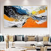 cheap Abstract Paintings-Mintura Handmade Abstract Colorful Oil Paintings On Canvas Wall Art Decoration Modern Picture For Home Decor Rolled Frameless Unstretched Painting
