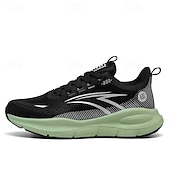 billige Sneakers til herrer-løpesneakers med varmt fôr for menn, lette, polstrede atletiske sko med snøredesign for vintersport utendørs og daglig bruk