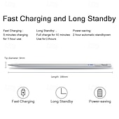 cheap Stylus Pens-BP-16 Universal Stylus Pens for Touch Screens Fine Point Active Smart Digital Pencil Compatible For iPad and Most Tablet