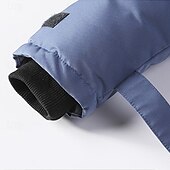billiga Boy&amp;#39;s Downs &amp;amp; Pufferjacka-Barn Pojkar Hoodiejacka Pufferjacka Ytterkläder Ensfärgat Långärmad Ficka Täcka Utomhus Dagligen Grundläggande Svart Blå Grön Höst Vinter 4 år +